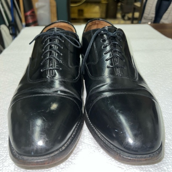 Johnston & Murphy Optima Men's Black Cap Toe Oxford Shoes Size 11D - Picture 3 of 11